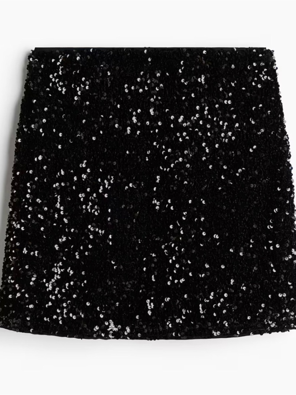 🌸H&M BLACK SEQUIN MINI SLIRT SIZE 4🌸